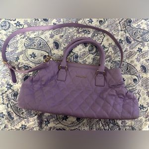 Lavender leather Vera Bradley bag